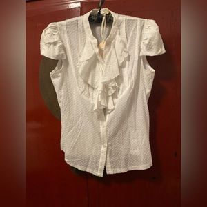 Beautiful cpa sleeve white w dots